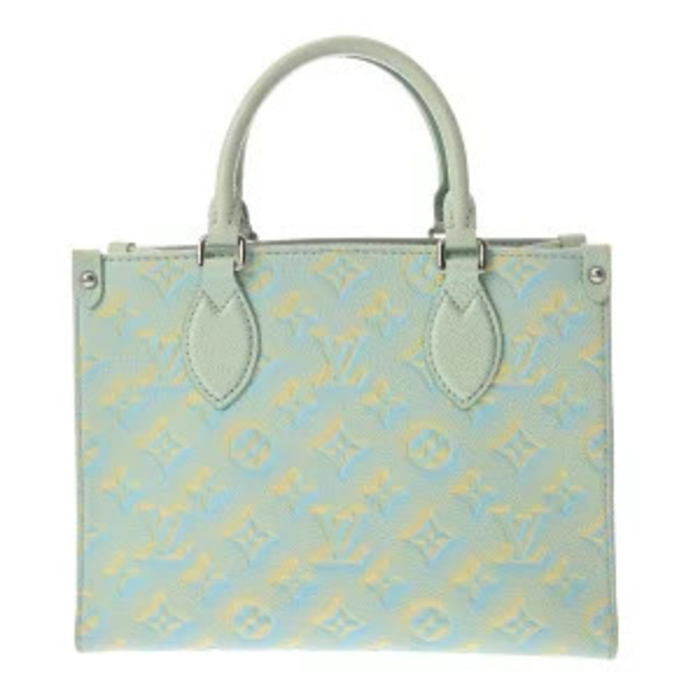 Louis Vuitton Monogram Empreinte OnTheGo Stardust Tote Bag Leather Green White